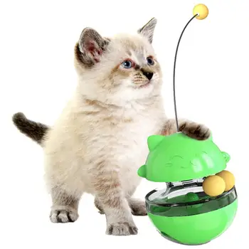 Alimente Scurgere Pahar Jucărie Pisica | Pisica Trata Dozator De Jucărie | Învățământ Mâncare De Pisică Jucărie Îmbunătățește Cat Abilități Interactive Jucărie Pisica